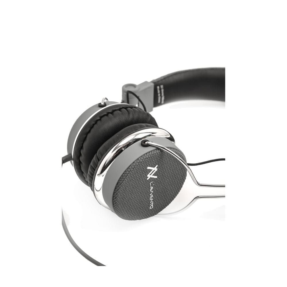 L'AVVENTO (HP06A) Headphone Stereo Golden Plug With 40mm Speaker Driver - 1.5M - Gray - الصورة 7