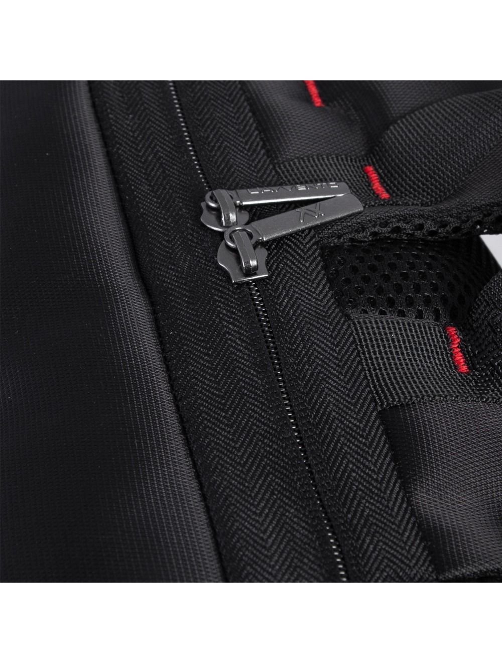 لافينتو (BG814) شنطة ظهر تصل الى 15.6 بوصة مع Zipper Puller - أسود L'AVVENTO (BG814) Laptop Backpack, Made by High Quality Material with L'AVVENTO Zipper Puller fits up to 15.6" - Black - الصورة 5