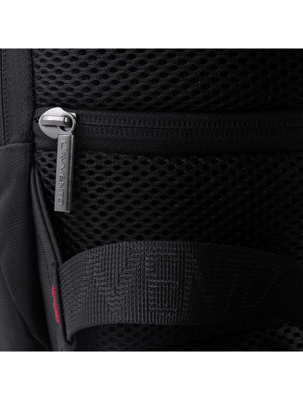 لافينتو (BG814) شنطة ظهر تصل الى 15.6 بوصة مع Zipper Puller - أسود L'AVVENTO (BG814) Laptop Backpack, Made by High Quality Material with L'AVVENTO Zipper Puller fits up to 15.6" - Black - الصورة 7