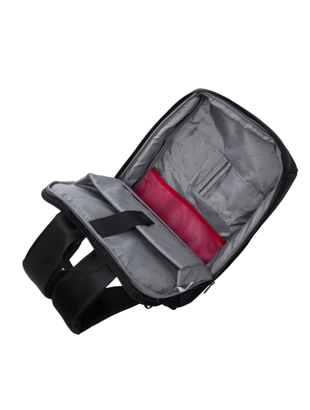 لافينتو (BG814) شنطة ظهر تصل الى 15.6 بوصة مع Zipper Puller - أسود L'AVVENTO (BG814) Laptop Backpack, Made by High Quality Material with L'AVVENTO Zipper Puller fits up to 15.6" - Black - الصورة 10