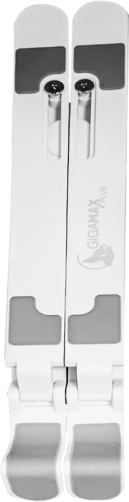 Laptop Folding Desktop Stand Gigamax Plus, 7-levels, White, GM-11 حامل لاب توب قابل للطي من جيجاماكس بلس أبيض، GM-11 - الصورة 4