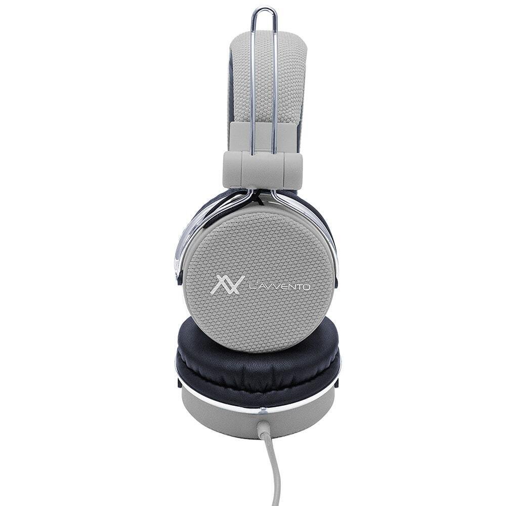 Headphone HP06A Stereo Golden Plug - Gray سماعة رأس HP06A ستيريو بمقبس ذهبي - رمادي - الصورة 5