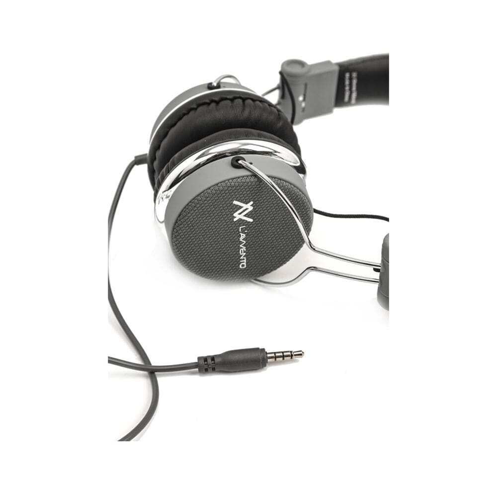 Headphone HP06A Stereo Golden Plug - Gray سماعة رأس HP06A ستيريو بمقبس ذهبي - رمادي - الصورة 8