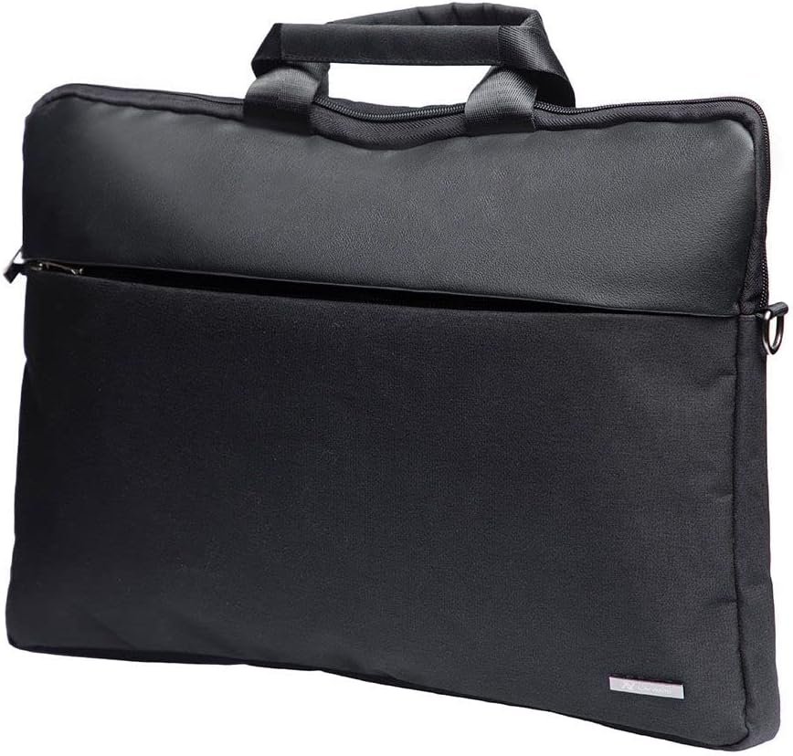 L'AVVENTO (BG606) Laptop Sleeve High Quality Micro Fiber Material 14" - Black لافينتو BG606 شنطة Sleeve للابتوب حجم يصل الي 14بوصة - أسود