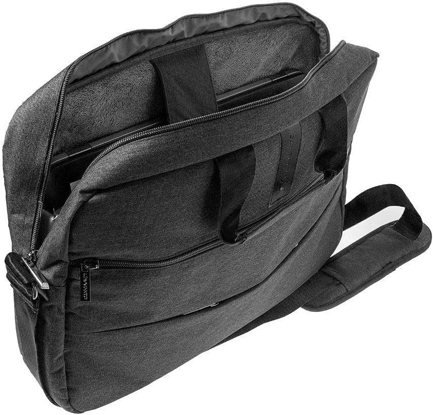L'AVVENTO (BG63B) Office Laptop Shoulder Bag fit up to 15.6” - Black لافينتو BG63B - شنطة مكتب للاب توب - يصل الى 15.6 بوصة - اسود - الصورة 2