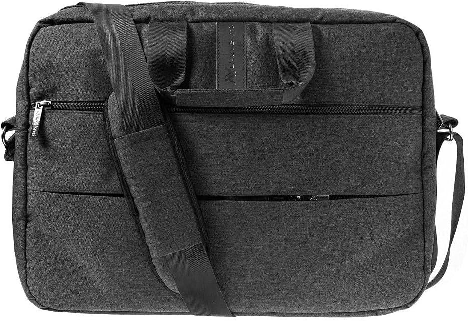 L'AVVENTO (BG63B) Office Laptop Shoulder Bag fit up to 15.6” - Black لافينتو BG63B - شنطة مكتب للاب توب - يصل الى 15.6 بوصة - اسود - الصورة 3