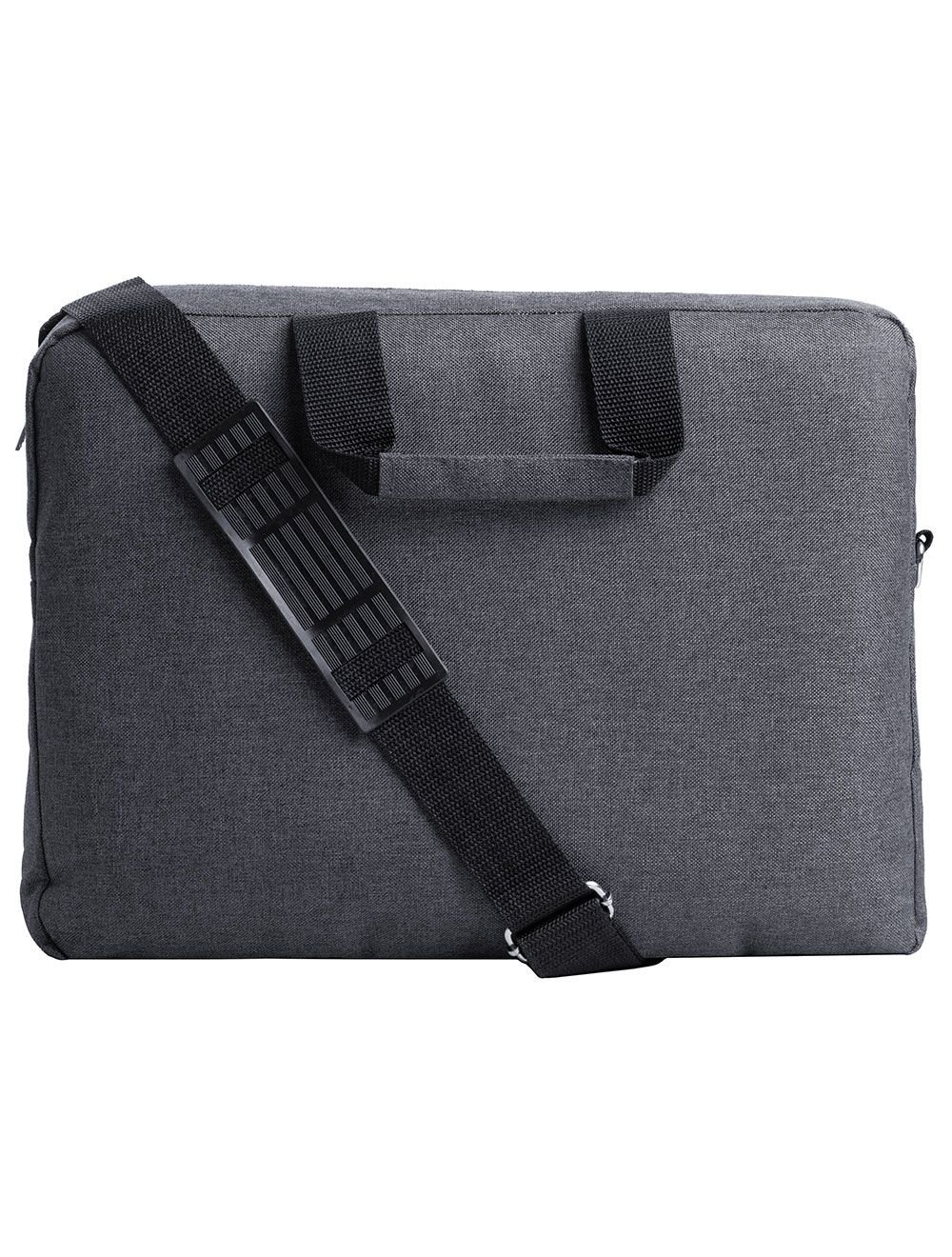 E-train (BG11A) Laptop Messenger Shoulder Bag up to 15.6" - Gray اي ترين (BG11A) شنطة لاب توب للحمل على الكتف حجم يصل الى 15.6 بوصة - رمادي - الصورة 8