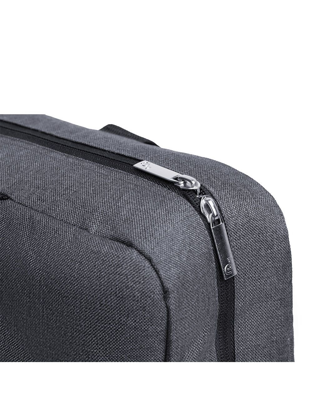 E-train (BG11A) Laptop Messenger Shoulder Bag up to 15.6" - Gray اي ترين (BG11A) شنطة لاب توب للحمل على الكتف حجم يصل الى 15.6 بوصة - رمادي - الصورة 7