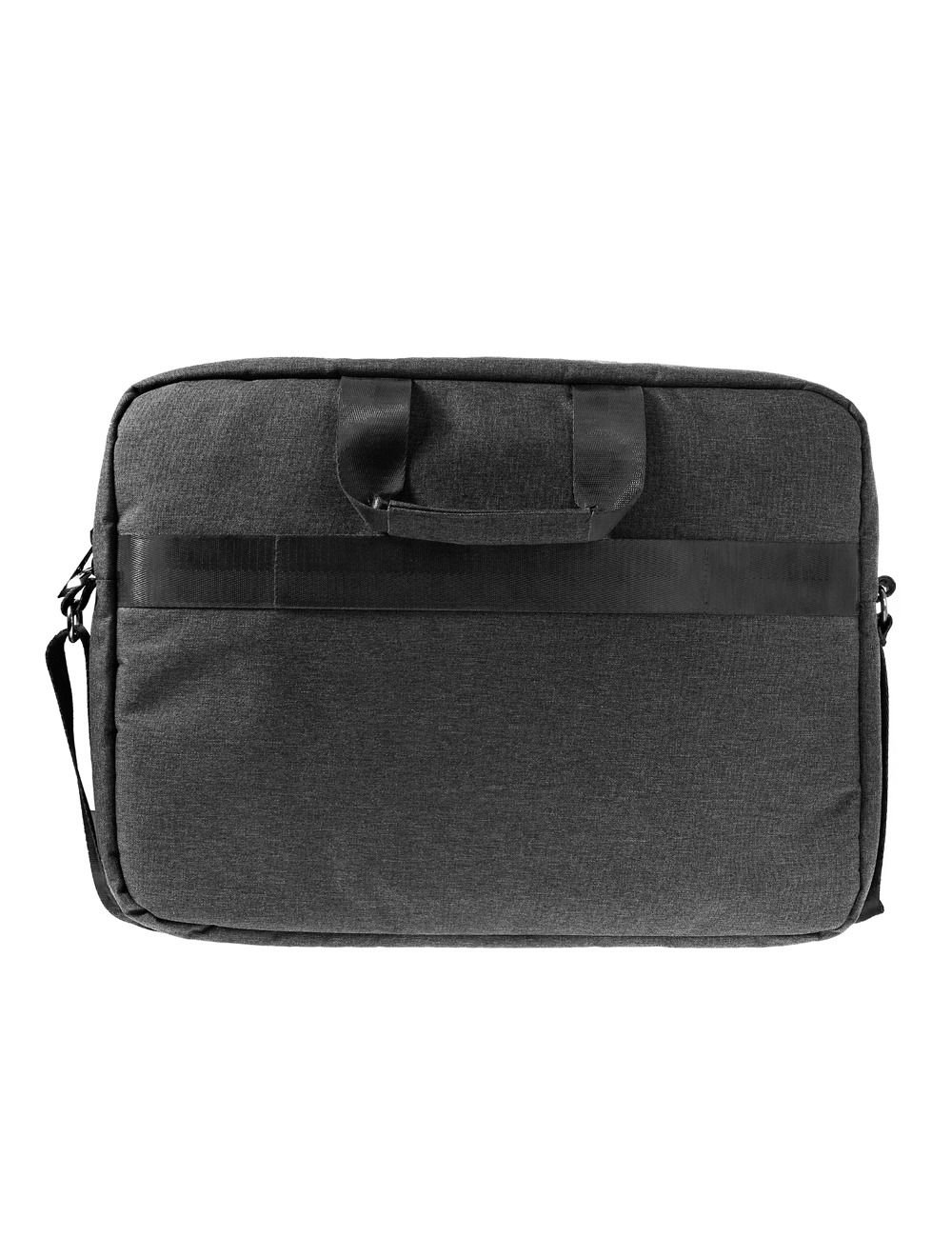 L'AVVENTO (BG63B) Office Laptop Shoulder Bag fit up to 15.6” - Black لافينتو BG63B - شنطة مكتب للاب توب - يصل الى 15.6 بوصة - اسود