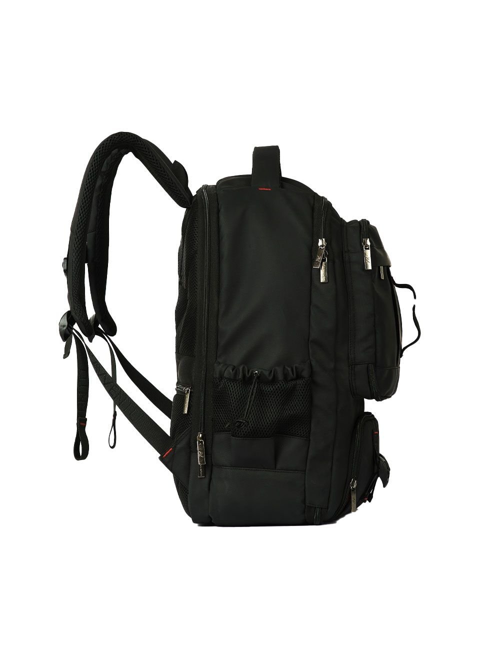 L'AVVENTO (BG841) Laptop Travel Backpack fits up to 15.6" - Black لافينتوBG841 شنطه ظهر للسفرلابتوب حجم يصل الي 15.6 - أسود - الصورة 4
