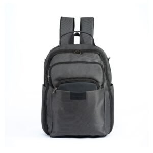 L'AVVENTO (BG843) Laptop Business Backpack fits up to 15.6" - Gray لافينتو BG843 شنطه ظهرBusiness لابتوب حجم يصل الي 15.6 - رمادي
