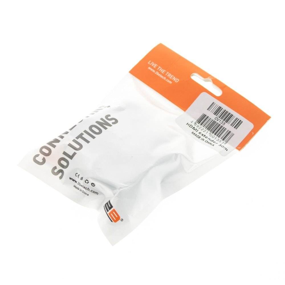 2B (CV135) HDMI E-Tender 30m Using Cat 5 and Cat 6 Cables توبي CV135 أدابتر لكابل Cat 5 , Cat 6 - الصورة 3