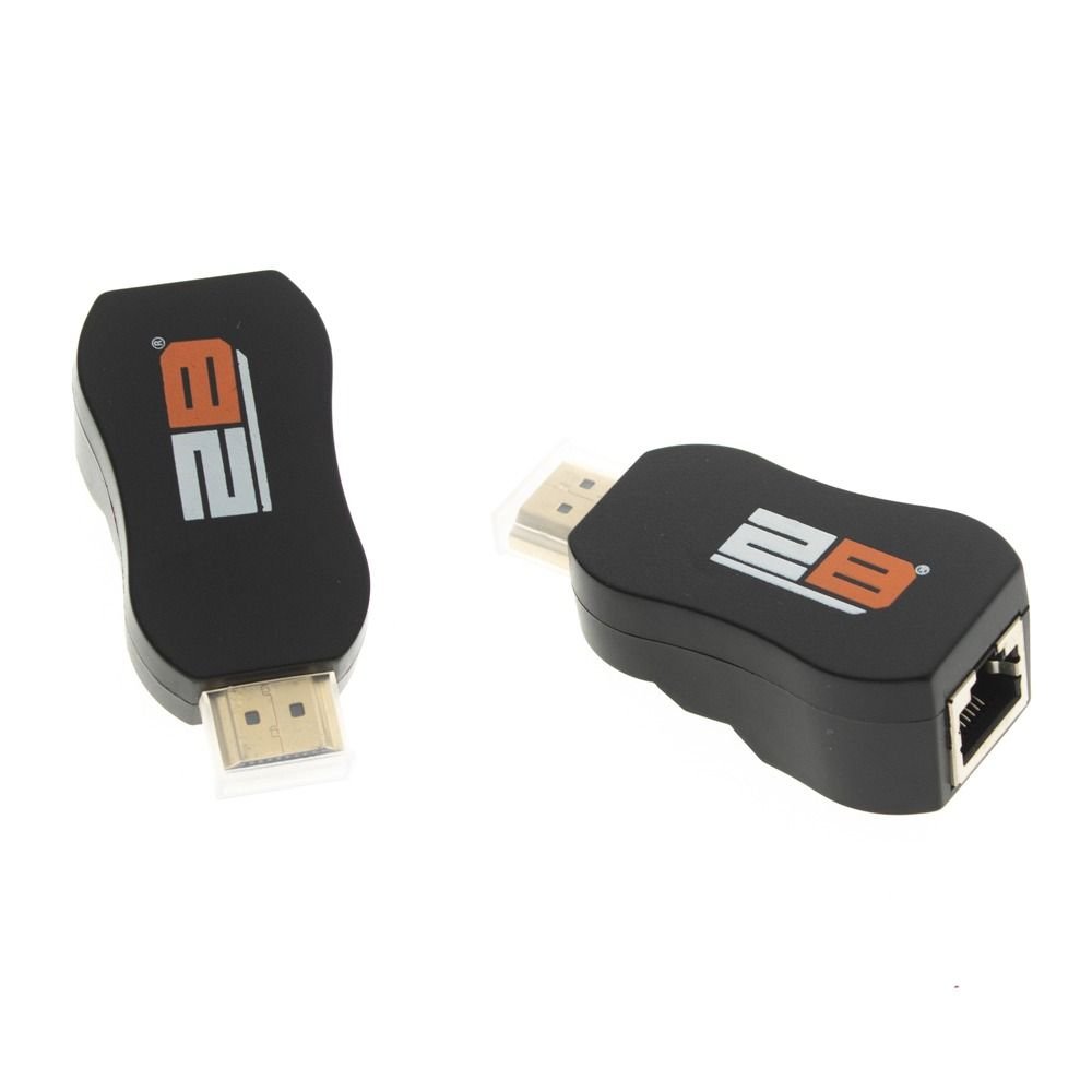 2B (CV135) HDMI E-Tender 30m Using Cat 5 and Cat 6 Cables توبي CV135 أدابتر لكابل Cat 5 , Cat 6 - الصورة 4