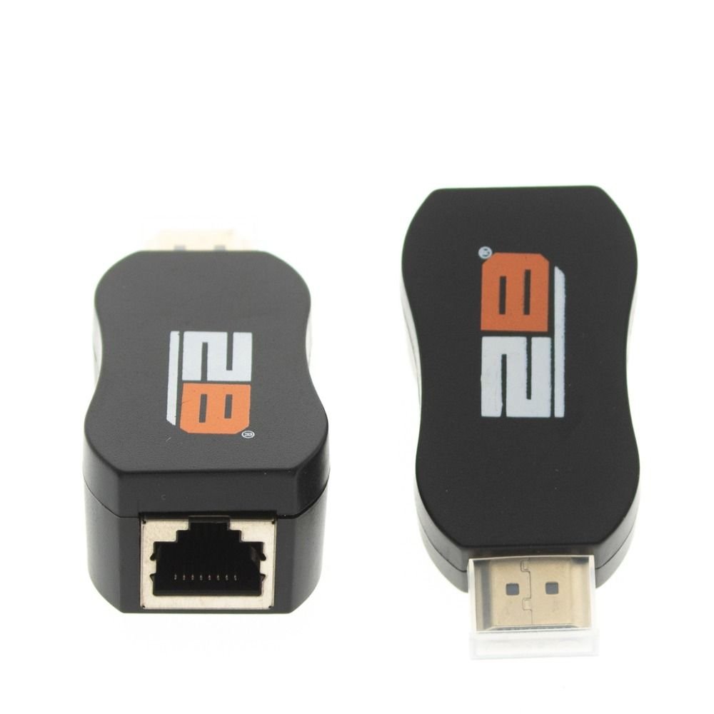 2B (CV135) HDMI E-Tender 30m Using Cat 5 and Cat 6 Cables توبي CV135 أدابتر لكابل Cat 5 , Cat 6