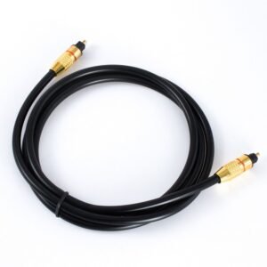 2B (DC557) - Toslink Fiber Optical Cable for Sound - 1.5M - Black توبى (DC557) - كابل Toslink Fiber Optical - طوله 1.5 متر - أسود