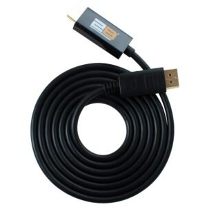 2B (DC604) Display port to HDMI - 1.8 M – Black توبي (DC604) محول من Display port الي HDMI طوله 1.8 متر - أسود