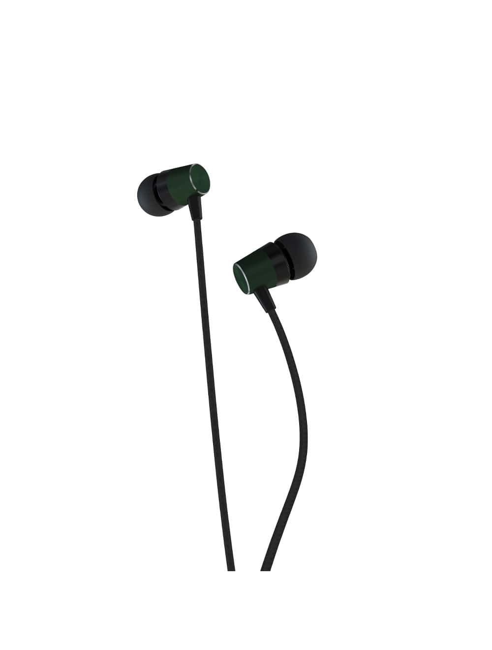 Devia EM103 Kintone Series Metal Earphone 3.5mm - Green ديفيا EM103 سماعة أذن سلكية Kintone Series معدن 3.5 مم - أخضر - الصورة 4