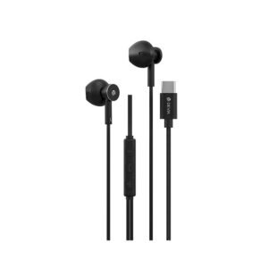 Devia Smart Series M2 Wired Earphone (Type-C Digital) - Black ديفيا سماعة أذن سلكية Smart Series M2 منفذ Type‑C رقمي - أسود