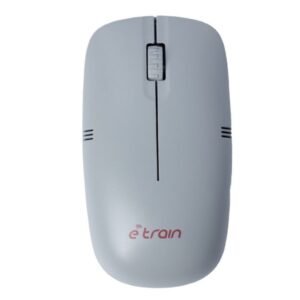 E-train (MO10A) Wireless Optical Mouse 1200DPI - Gray اى ترين MO10A ماوس لاسلكي أوبتيكال 1200DPI - رمادي