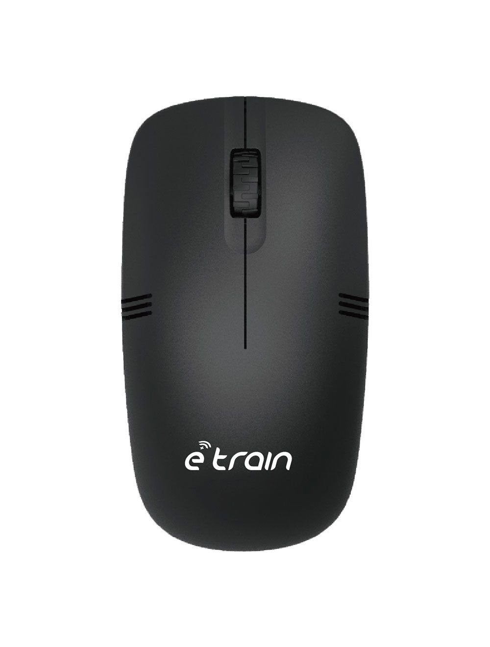E-train (MO10B) Wireless Optical Mouse 1200DPI - Black اى ترين MO10B ماوس لاسلكي أوبتيكال 1200DPI - أسود
