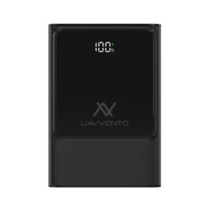 L'AVVENTO (MP657) Power Bank 10,000 mAh, 22.5W, LCD indicator لافينتو (MP657) باور بانك سعه 10000 مللي أمبير قوة 22.5 وات مؤشر LCD