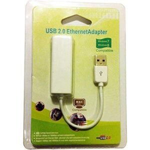 كابل محول شبكة من USB 2.0 إلى ايثرنت ار جيه 45 من انيجود، لشبكة محلية 10/100 ميجابت لكل ثانية