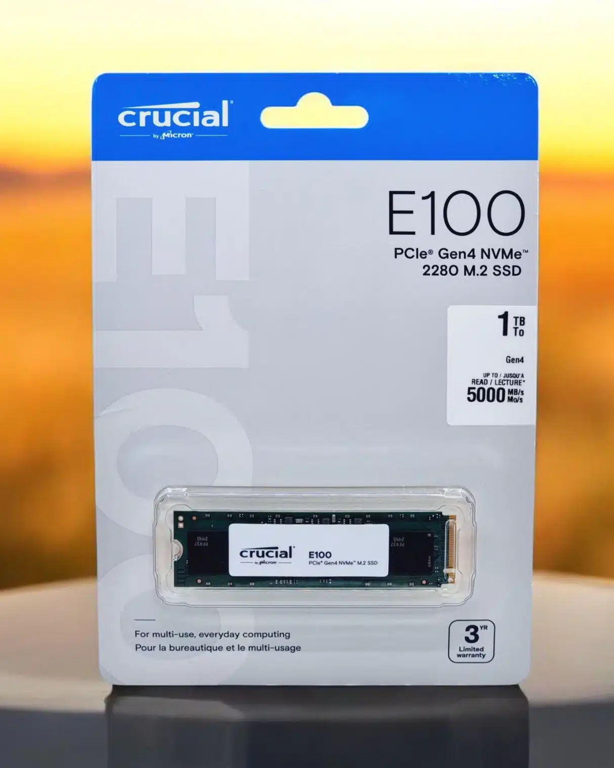هارد SSD Crucial E100 Gen4 NVMe عالي السرعة
