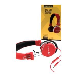 L'AVVENTO (HP06R) Headphone Stereo Golden Plug With 40mm - 1.5M - Red