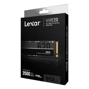 Lexar NM620 512GB SSD, M.2 2280 PCIe Gen3x4 NVMe 1.4 Internal SSD