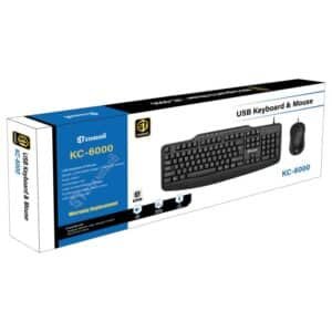 مجموعة لوحة مفاتيح وماوس سلكية St KC6000-Keyboard and Mouse Combo St KC6000 Wired