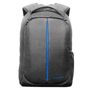 لافينتو (BG04A) شنطة ظهر Discovery Laptop Anti-Theft - حجم يصل الى 15.6 بوصة-L'AVVENTO (BG04A) Discovery Laptop Anti-Theft Backpack fit up to 15.6” Nylon with Padded Laptop Compartment - Gray