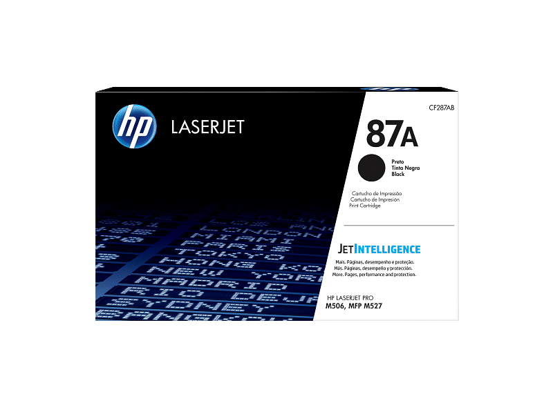 خرطوشة مسحوق الحبر الأسود HP 87A LaserJet