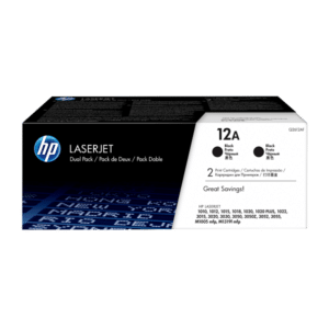 خرطوشة مسحوق الحبر الأسود HP 12A Laser