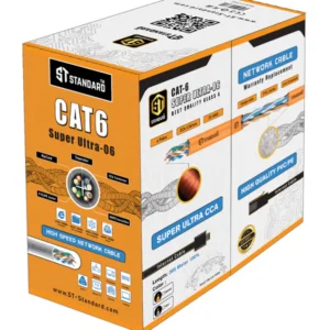 Cable Network RG45 UTP Cat6 Super Ultra6 305M Orange