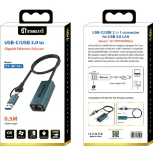 +Converter 1x1 TypeC To Lan St UE106