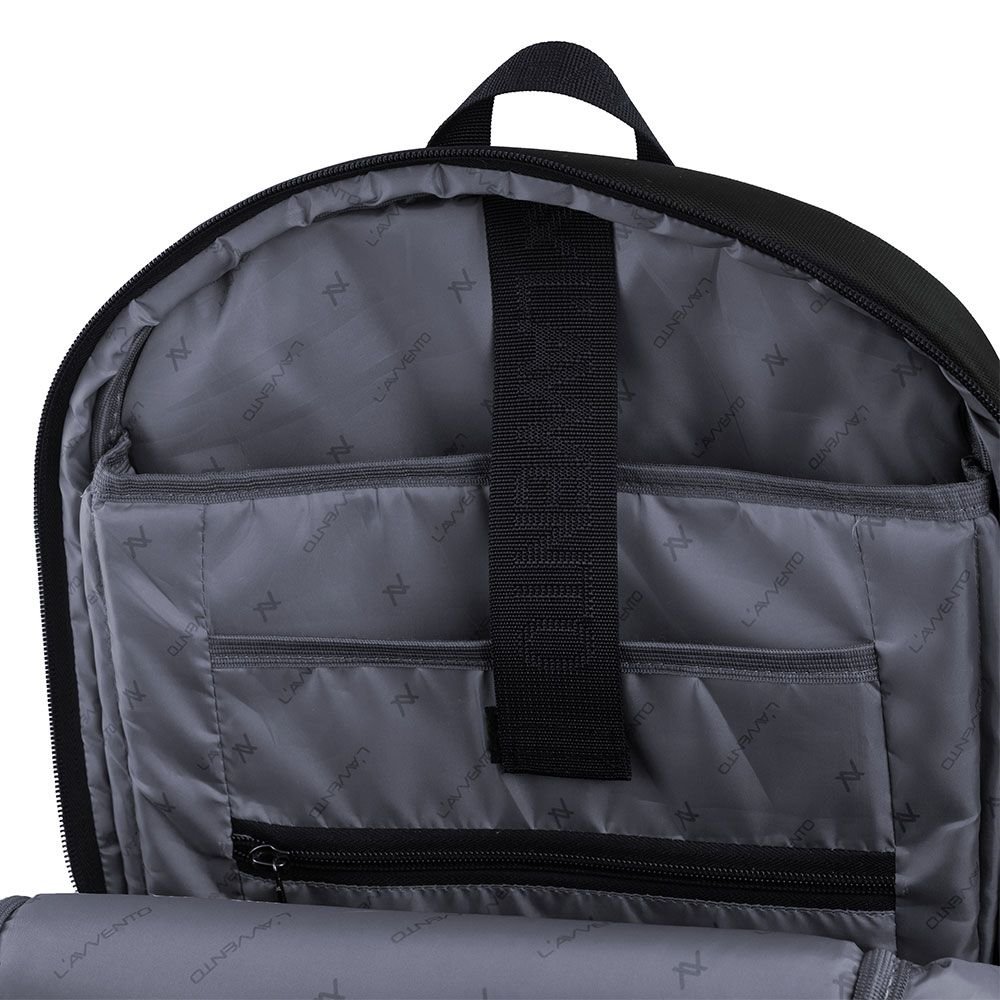 L'AVVENTO (BG695) Laptop Backpack fits up to 15.6" - Gray - الصورة 4