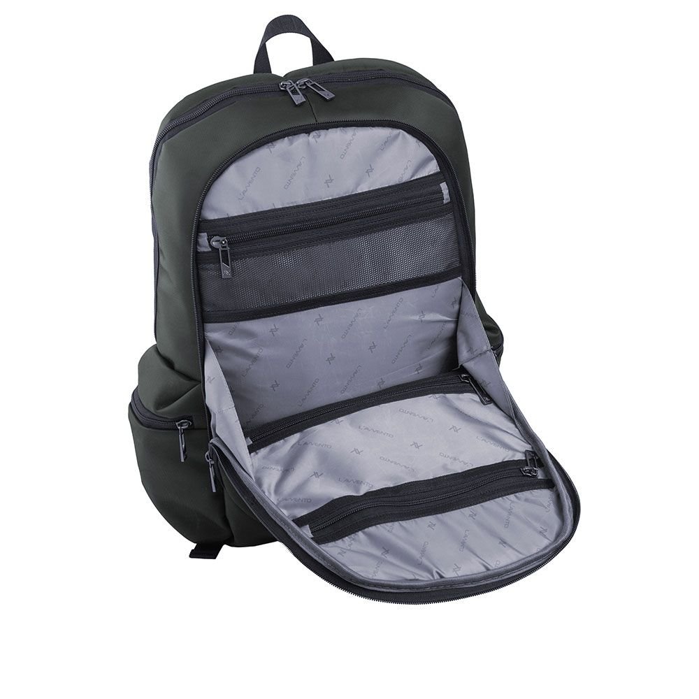 L'AVVENTO (BG695) Laptop Backpack fits up to 15.6" - Gray - الصورة 3