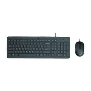 HP 150 Wired Keyboard and Mouse Black