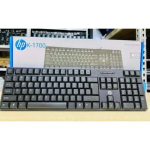 لوحة مفاتيح HP سلكية K-1700 USB سوداء-HP wired keyboard K-1700 USB Keyboard Black