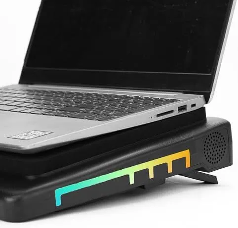 Crash Laptop Cooler Fan Black - C7000 - الصورة 6