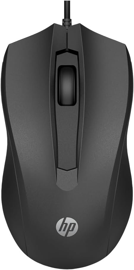 HP Wired Mouse 100 - 6VY96AA#ABB - Black - الصورة 3