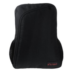 اي ترين  شنطة ظهر تصل الي 15.6 بوصة - أسود-E-train (BG02B) Backpack Bag Fit Up to 15.6" - Black