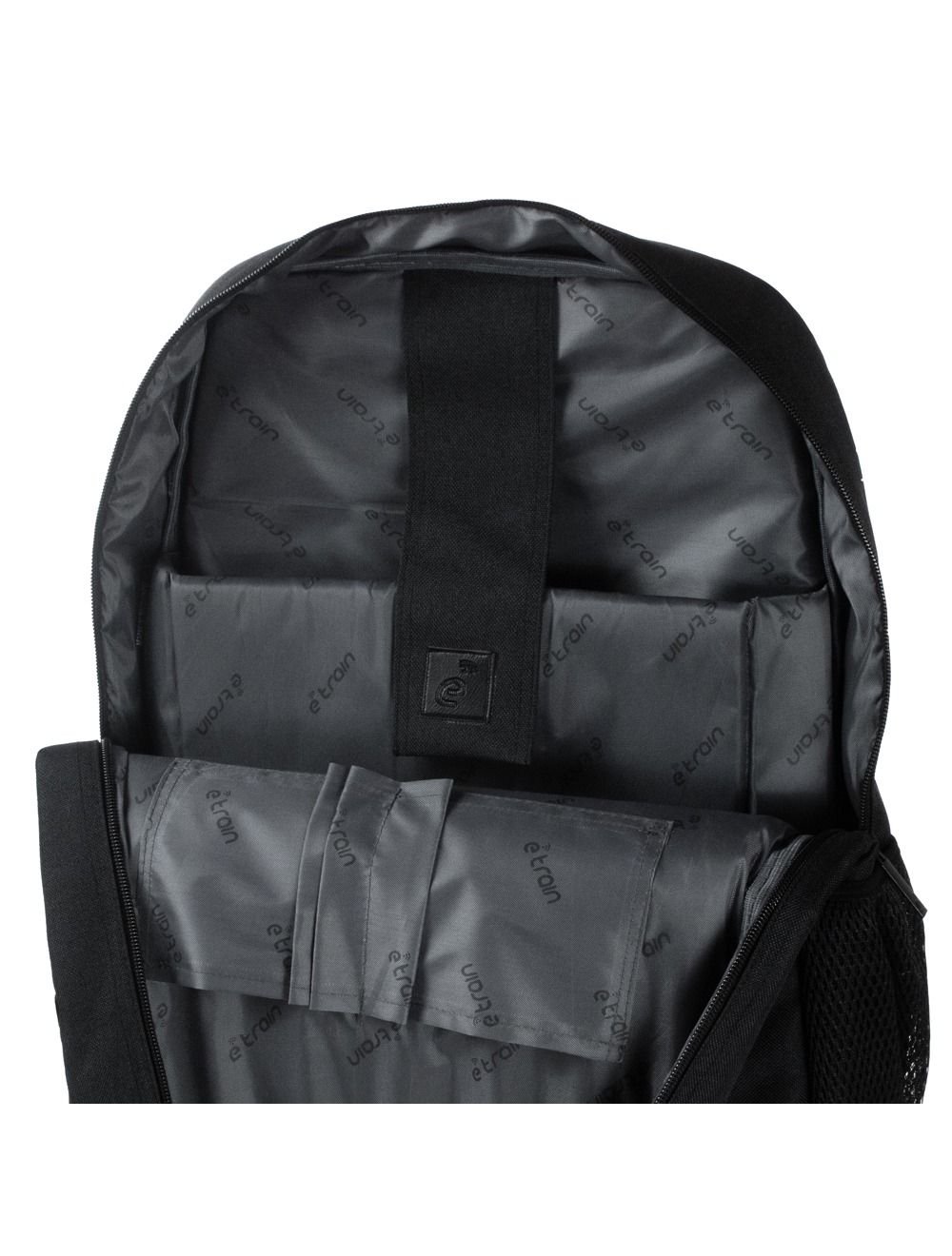 اي ترين شنطة ظهر تصل الي 15.6 بوصة - أسود-E-train (BG02B) Backpack Bag Fit Up to 15.6" - Black - الصورة 4