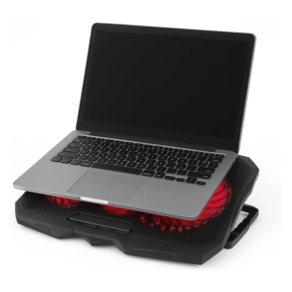 Crash Laptop Cooler Fan Black C8000 - الصورة 2
