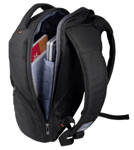 لافينتو (BG04A) شنطة ظهر Discovery Laptop Anti-Theft - حجم يصل الى 15.6 بوصة-L'AVVENTO (BG04A) Discovery Laptop Anti-Theft Backpack fit up to 15.6” Nylon with Padded Laptop Compartment - Gray - الصورة 4