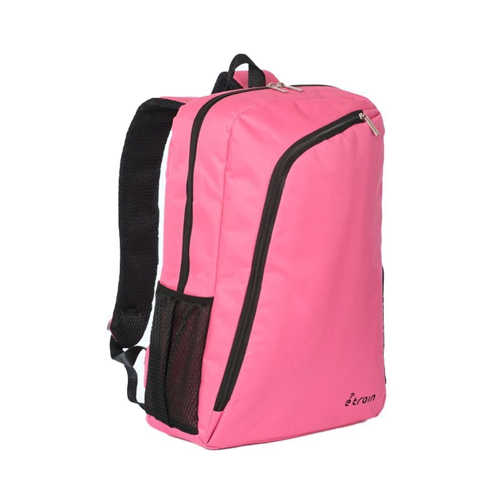 اي ترين (BG02P) شنطة ظهر تصل الي 15.6 بوصة - بينك-E-train (BG02P) Backpack Bag Fit Up to 15.6" - Pink - الصورة 2