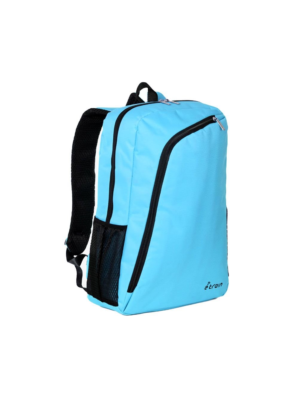 اي ترين (BG02Q) شنطة ظهر تصل الي 15.6 بوصة - أزرق سماوي-E-train (BG02Q) Backpack Bag Fit Up to 15.6" - Turquoise - الصورة 2