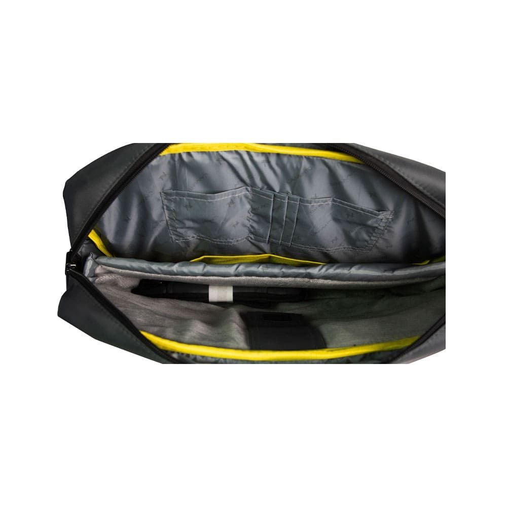 L'avvento BG686 Laptop Shoulder Bag 15.6", made of High Quality Nylon - Gray - الصورة 2