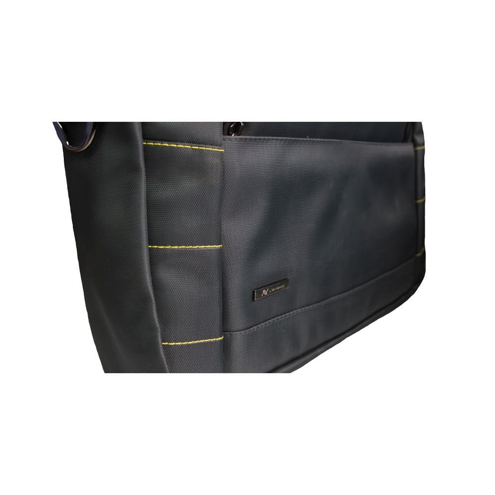 L'avvento BG686 Laptop Shoulder Bag 15.6", made of High Quality Nylon - Gray - الصورة 3