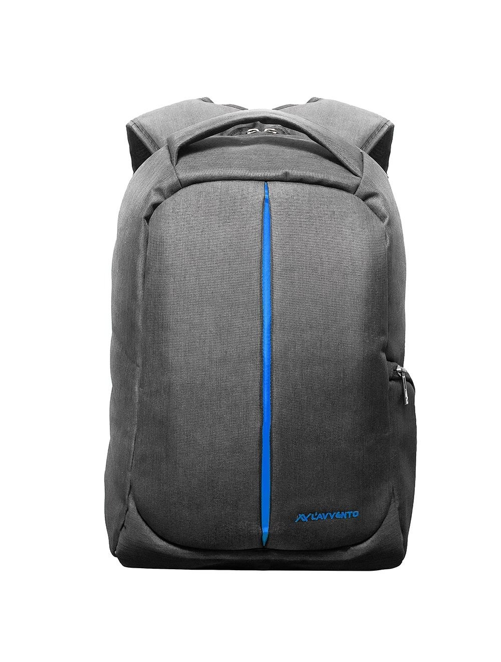 لافينتو (BG04A) شنطة ظهر Discovery Laptop Anti-Theft - حجم يصل الى 15.6 بوصة-L'AVVENTO (BG04A) Discovery Laptop Anti-Theft Backpack fit up to 15.6” Nylon with Padded Laptop Compartment - Gray
